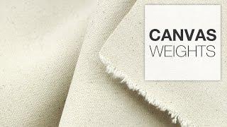Comparing Canvas Weights