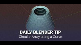 Daily Blender Secrets - Circular array of cubes