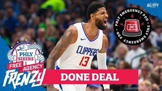 EMERGENCY POD Paul George signs with the Sixers