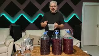 Organik Tarladan Masaya Şarap Yapımı - Farm to Table Wine Making - Pms Sorbat Bentonite Jelatin