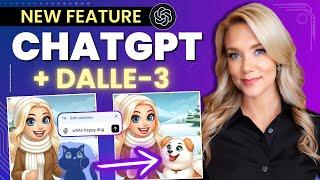 ChatGPT UPDATE  New DALLE 3 Feature How to Edit DALL-E 3 Images in ChatGPT