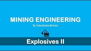 Explosive II  Mining Engineering