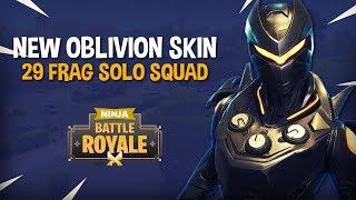 NEW Oblivion Skin 29 Frag Solo Squad - Fortnite Battle Royale Gameplay - Ninja