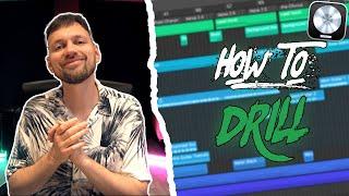 LOGIC PRO X TUTORIAL  How to make a DRILL beat