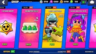 UPDATE GIFTS FREE EGGS 0 ACCOUNT 15 NEW BRAWLERS BRAWL STARS UPDATE