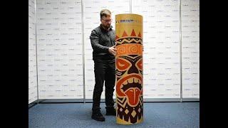 Folding Cardboard Totem Display Stands