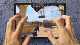 iPad Mini 6 HANDCAM  Pubg Gameplay Test Sensitivity ️ 4 Fingers claw  FHD+60FPS