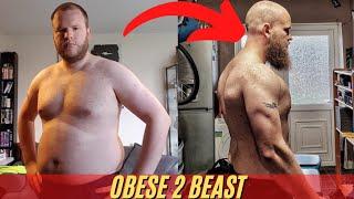 My Journey Obese To Beast  CRAZY NATURAL Body Transformation  Fat To Fit  BEARDED IRON