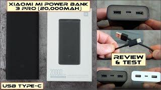 Xiaomi Mi Power Bank 3 Pro 20000mAh ReviewTest