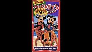 Mickeys Fun Songs - Beach Party at Walt Disney World 1995 VHS full in HD