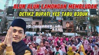 Gus iqdam alun alun lamongan detik detik bupati tabuh beduk membludak