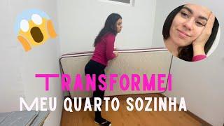 Transformei o quarto. SOZINHA e SEM nada de quebra-quebra  ️