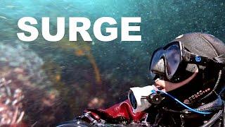 Getting rocked by surge - Scuba diving in La Jolla and Shaws Cove