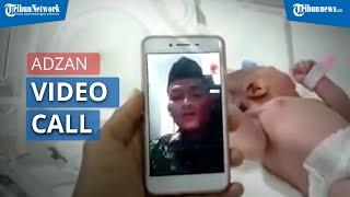 Ketika Prajurit TNI di Perbatasan Papua Mengadzani Putri Pertamanya yang Baru Lahir Lewat Video Call