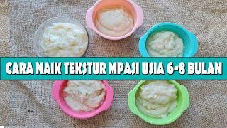 CARA NAIK TEKSTUR MPASI USIA 6-8 BULAN