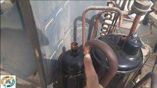 كيف تستبدل ظاغط محترق لمكيف سبلت بالتفصيل How to replace a burnt compressor for a split