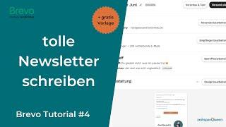 Brevo Tutorial #4 tolle Newsletter schreiben