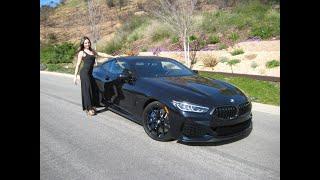 New BMW M850i Carbon Black  Exhaust Sound  20 Black M Wheels  BMW Review