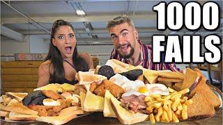 MASSIVE FULL ENGLISH BREAKFAST CHALLENGE Over 1000 Fails With @LeahShutkever