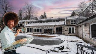 Bob Ross ABANDONED $6000000 Glass Mansion  UNTOUCHED