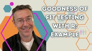Goodness of fit testing with R example
