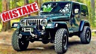 MY TOP 5 MISTAKES SINCE BUYING A JEEP learn from me