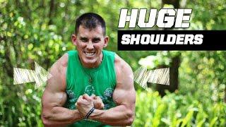 How to build HUGE shoulders with body weight exercises