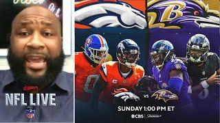 NFL LIVE  Bo Nix will be the reason Broncos can upset Ravens - Swagu warns Lamar-Henry in Week 9