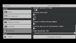 Minecraft en iyi mobil pvp ayarları Minecraft bedrock edition