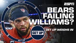 The Bears NEED HELP INTERNALLY - Jeff Saturday on production with Caleb Williams  Get Up