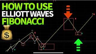 HOW TO USE ELLIOTT WAVES AND FIBONACCI IN TRADING ELLIOTT WAVES FIBONACCI TRADING STRATEGY #trading