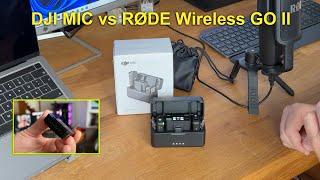 DJI Mic vs Rode II  Akku fast explodiert