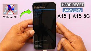 Hard Reset Samsung A15  A15 5G Remove PatternPinPassword 2024  Galaxy A15 5G Factory Reset