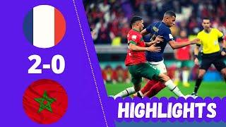 France vs Morocco Extended Match Highlights  semi Final - world cup 2022