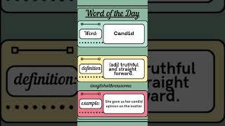 Candid  Candid Meaning and Pronunciation Examples Sentences of Candid  #vocabinenglish