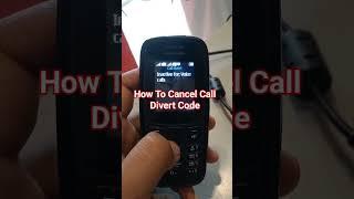 How to Cancel Call Divert     #shorts #viralvideo #reels #calldivert