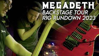 Megadeth Rig Rundown and Backstage Tour on CRUSH THE WORLD TOUR 2023