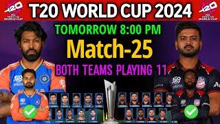 T20 World Cup 2024  India vs United States Match Playing 11  IND vs USA Playing 11 2024