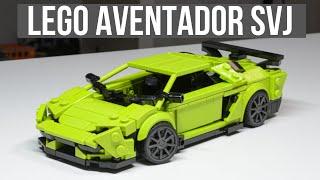 LEGO Lamborghini Aventador SVJ Speed Champions MOC