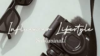 Influencer Lifestyle Subliminal  Become A Social Media Influencer