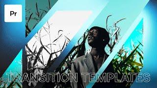 How To Use Motion Array Premiere Pro Template Transitions - Template Transition Tutorial