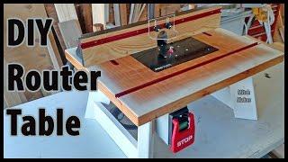 Build a Benchtop ROUTER TABLE  DIY