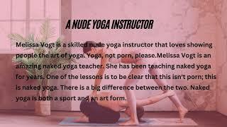 Melissa Vogt Nude Yoga   Yoga Therapist