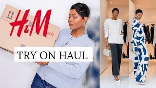 HUGE H&M SPRING TRY ON HAUL  NEW IN ARRIVALS  ama loves beauty