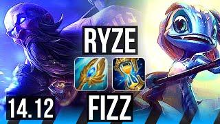 RYZE vs FIZZ MID  1016 Legendary  NA Master  14.12