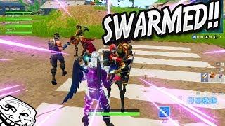 RANDOM SQUADS With The NEW Galaxy Skin Rarest Skin in Fortnite