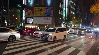 4K Tokyo central area. Kanda Jinbouchou. 20221210. Kanda is famous for book shops. 神田神保町を歩く。18時。