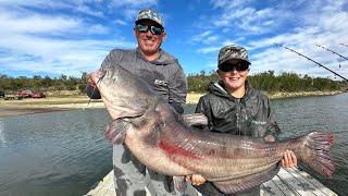 We Caught a Record Breaking Monster Blue Catfish Cast & Blast