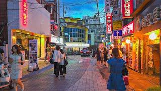 Exploring Sinchon at Night Neon Dreams Youthful Energ and Hidden Alleys in Seoul  4K HDR