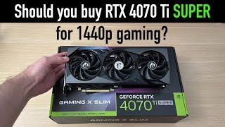 Can ANY Game Slow Down the RTX 4070 Ti SUPER at 1440p? MSI GAMING X SLIM Review